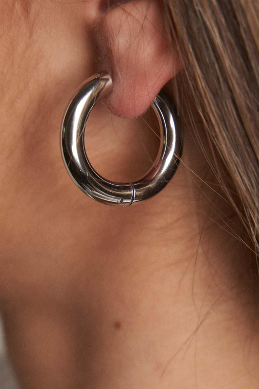 Pendientes SIARGAO PLATEADO - Samui Collection
