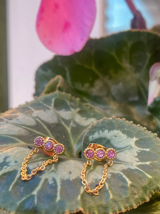 Pendientes ACONCAGUA LILA - Samui Collection