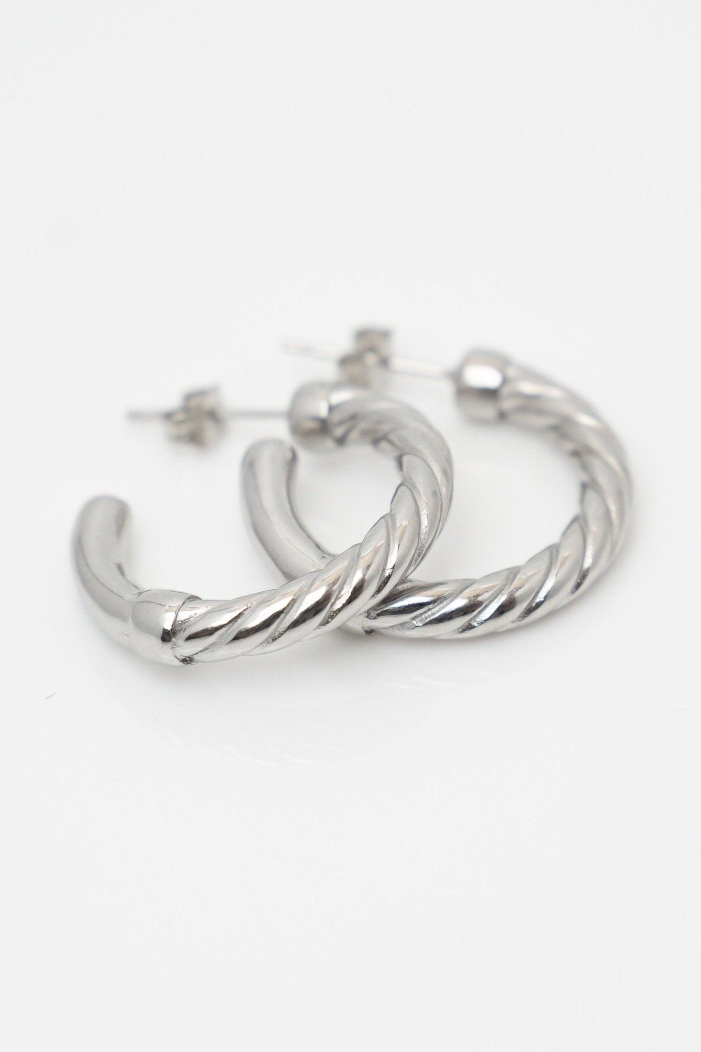 Pendientes DEVON PLATEADO - Samui Collection