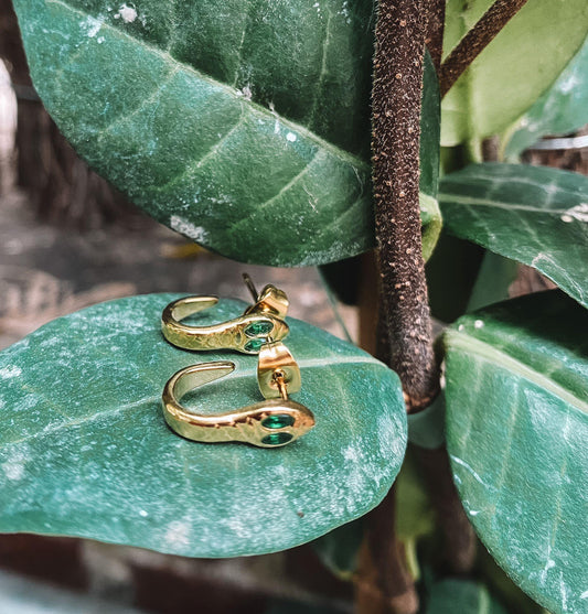 Pendientes HOLBOX DORADO - Samui Collection