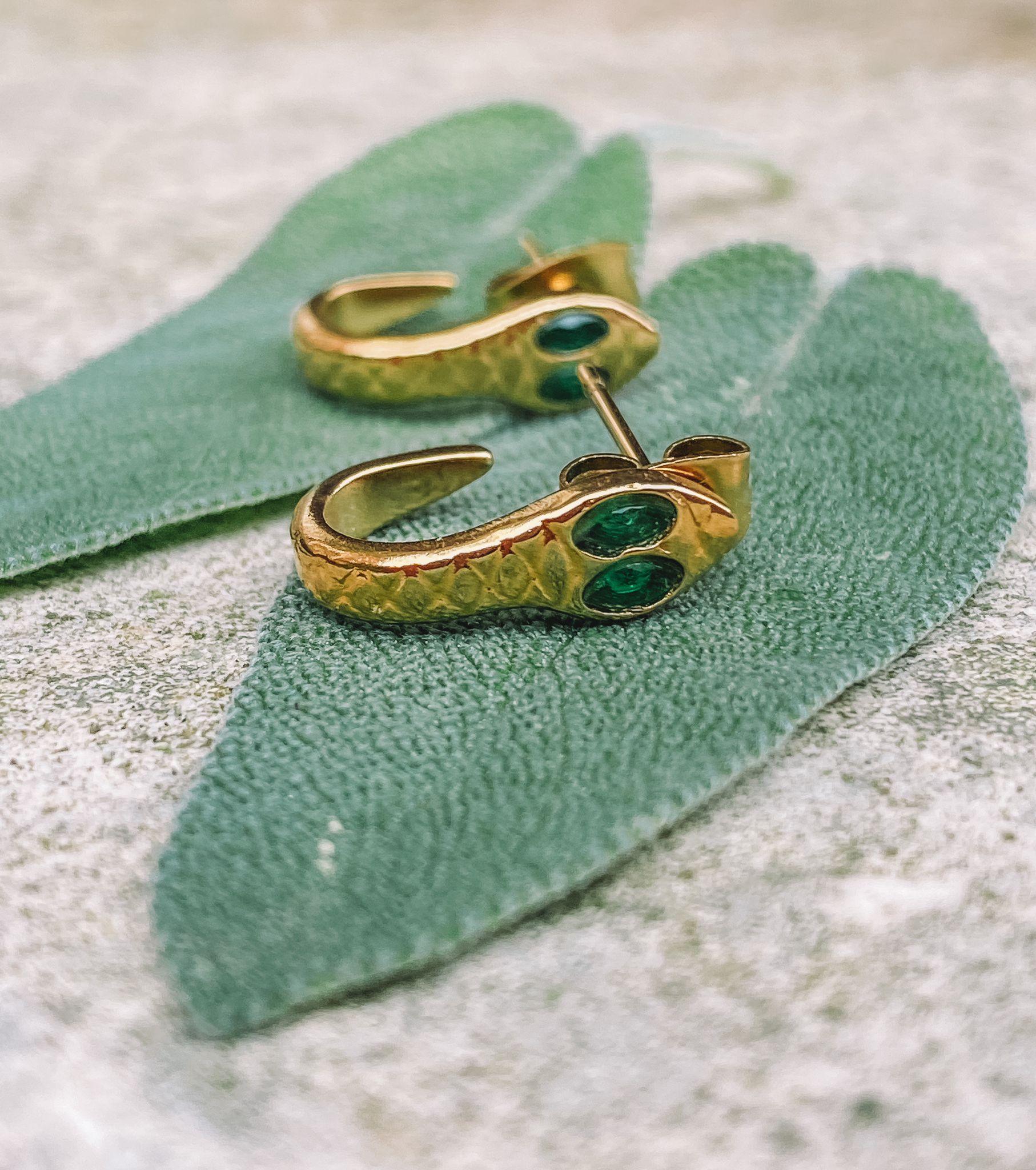 Pendientes HOLBOX DORADO - Samui Collection
