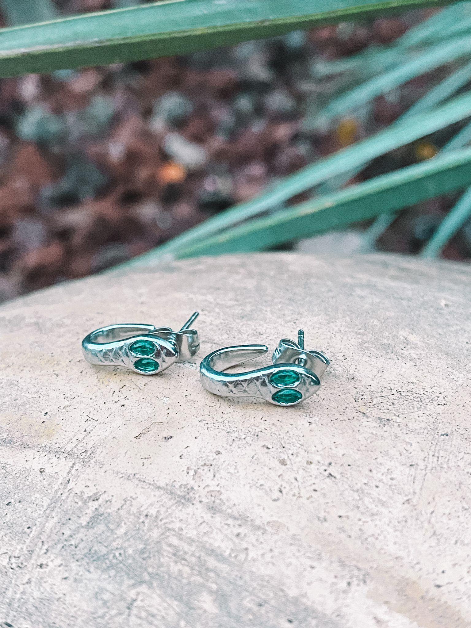 Pendientes HOLBOX PLATEADO - Samui Collection