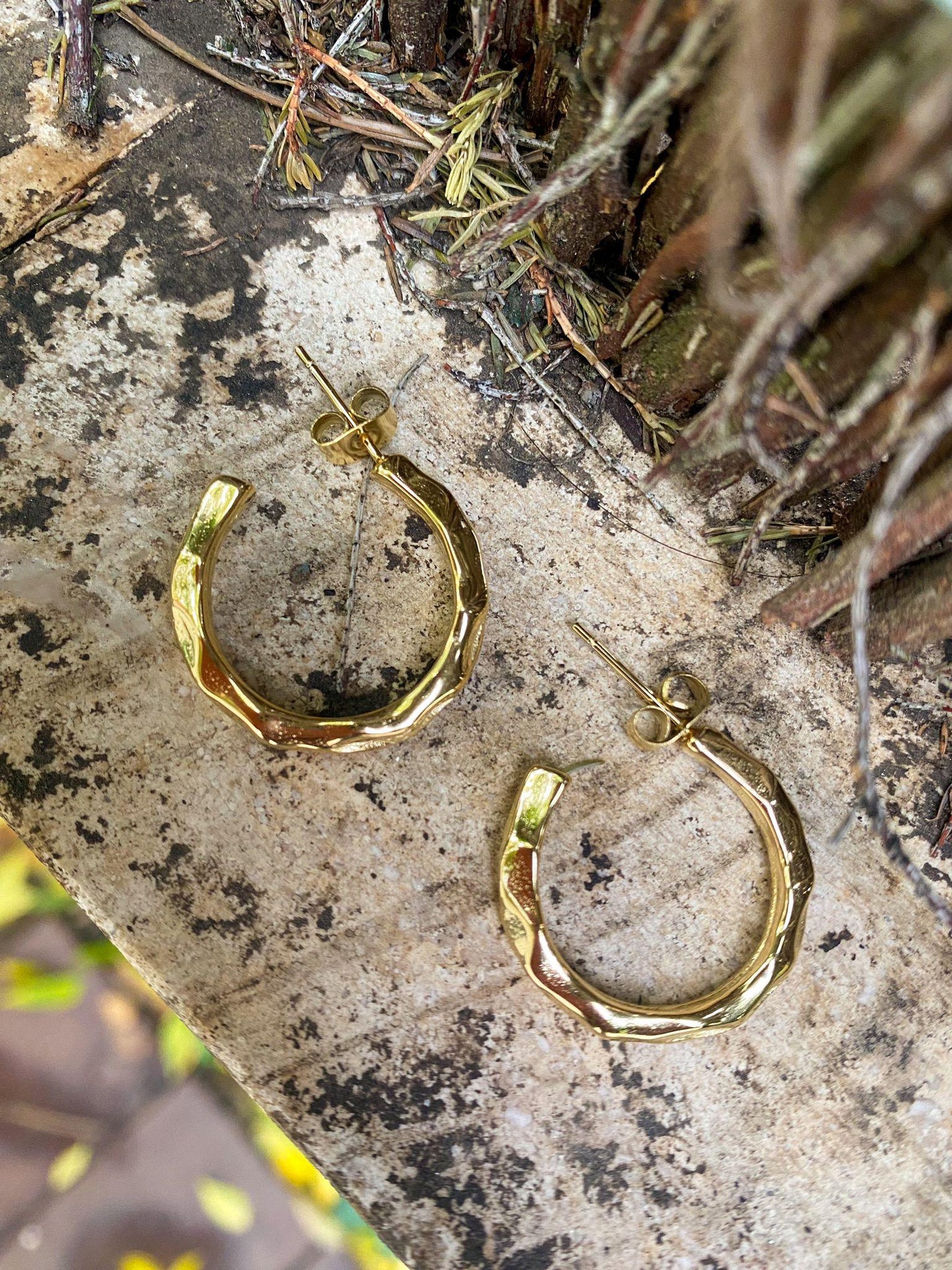 Pendientes TAHITÍ DORADO - Samui Collection