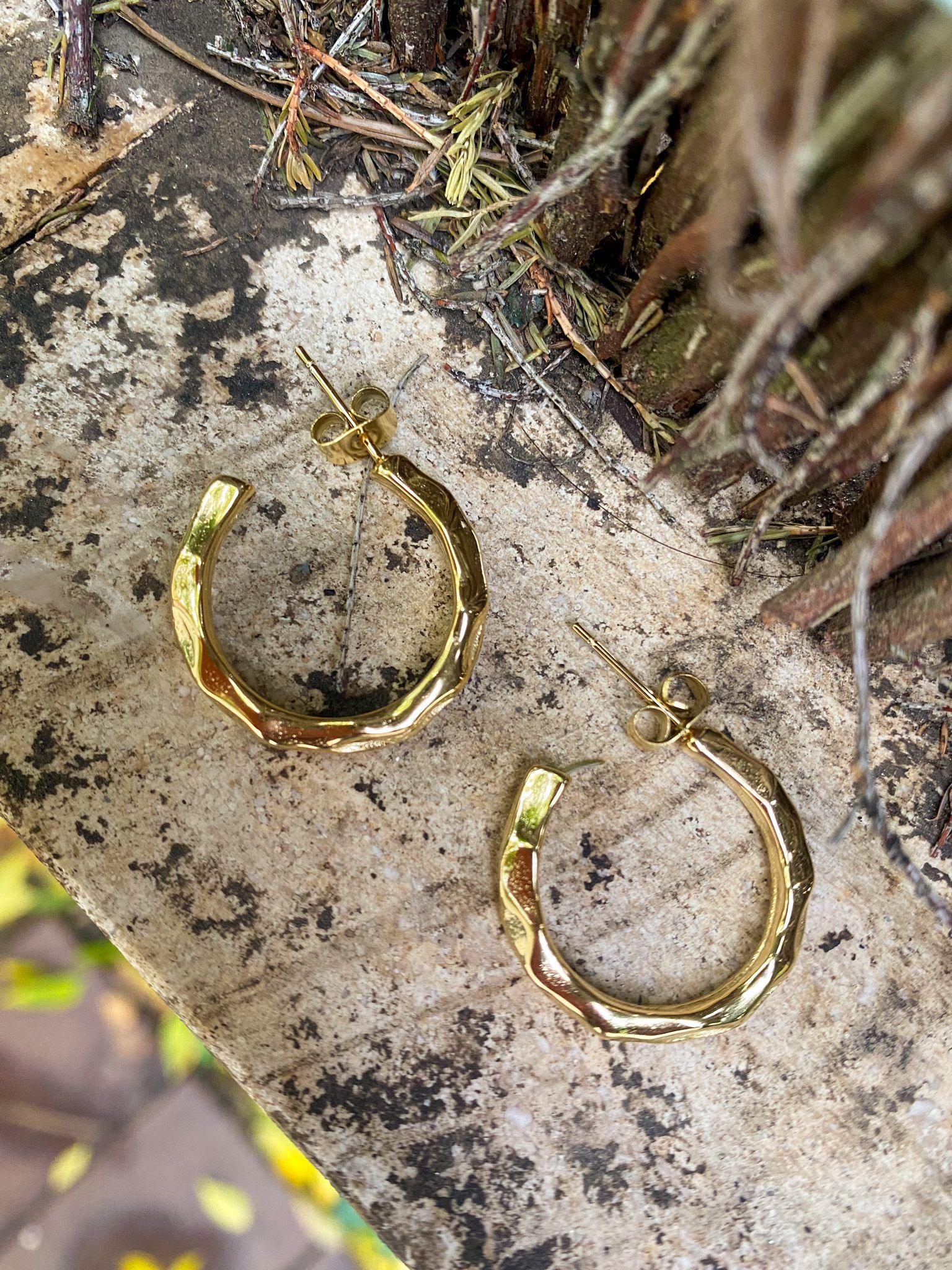 Pendientes TAHITÍ DORADO - Samui Collection