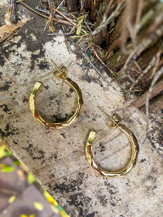 Pendientes TAHITÍ DORADO - Samui Collection